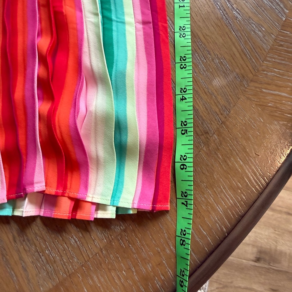 J Crew Sunburst Pleated Skirt Size 12 - Picture 4 of 7